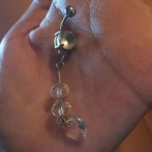 Long dangling belly ring💕